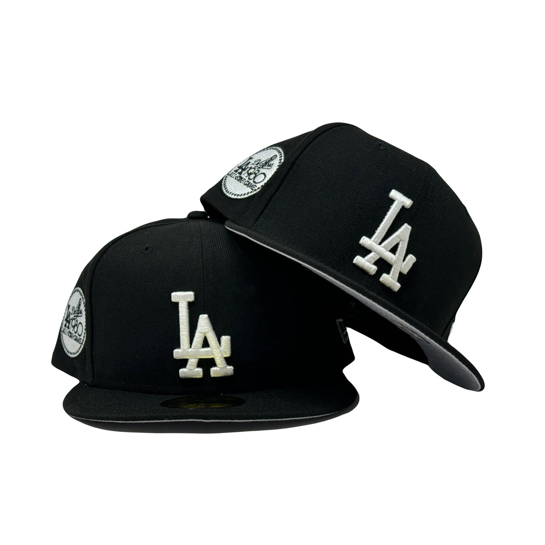 Los Angeles Dodgers 1980 All Star Game Black Gray Brim New Era Fitted Hat