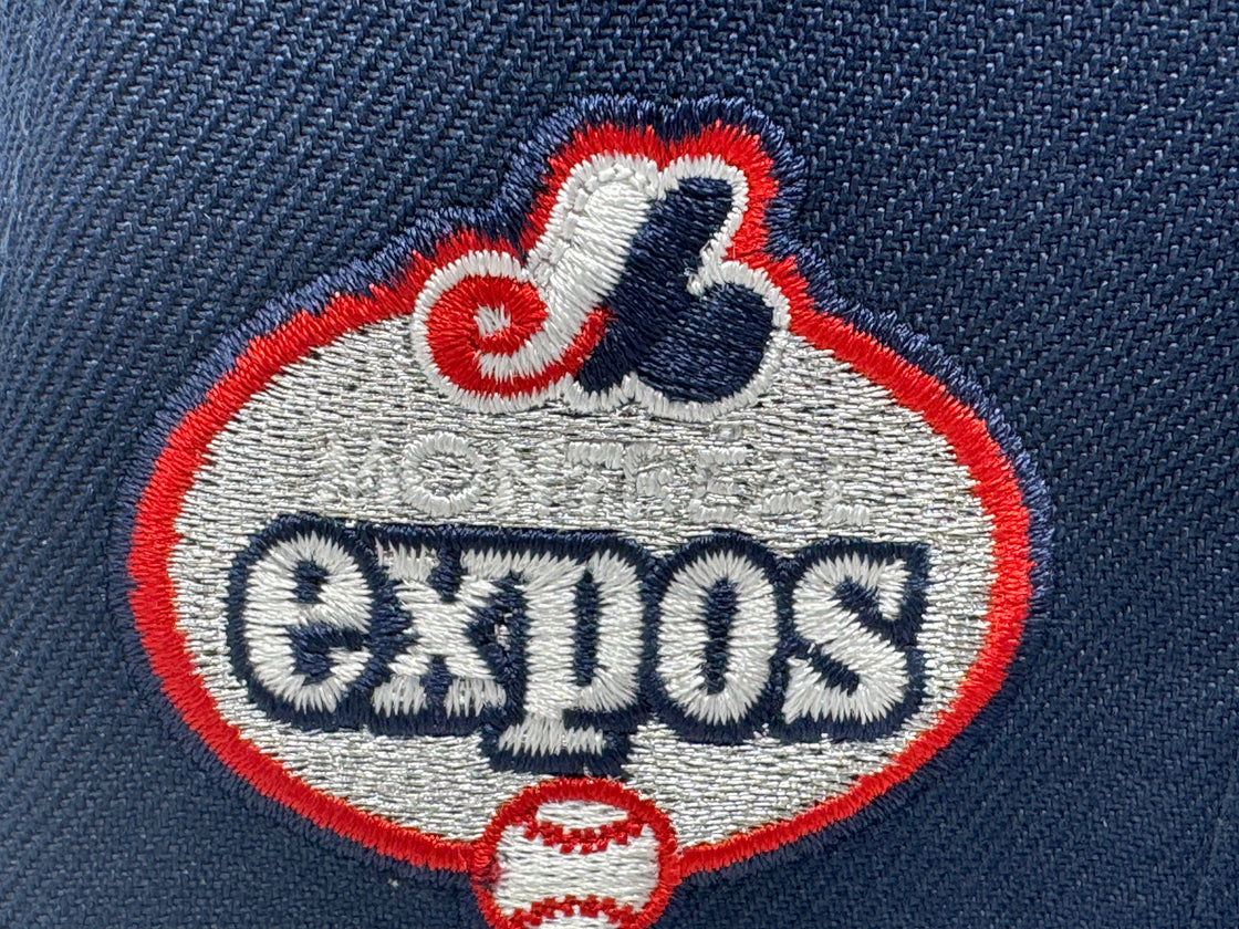 Montreal Expos Light Navy Blue 59Fifty New Era Fitted Hat