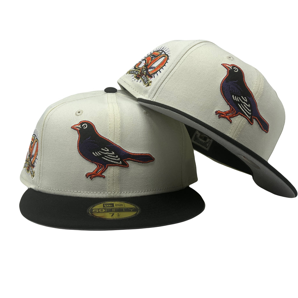 Baltimore Orioles 50th Anniversary NFL Crossover 5950 New Era Fitted Hat