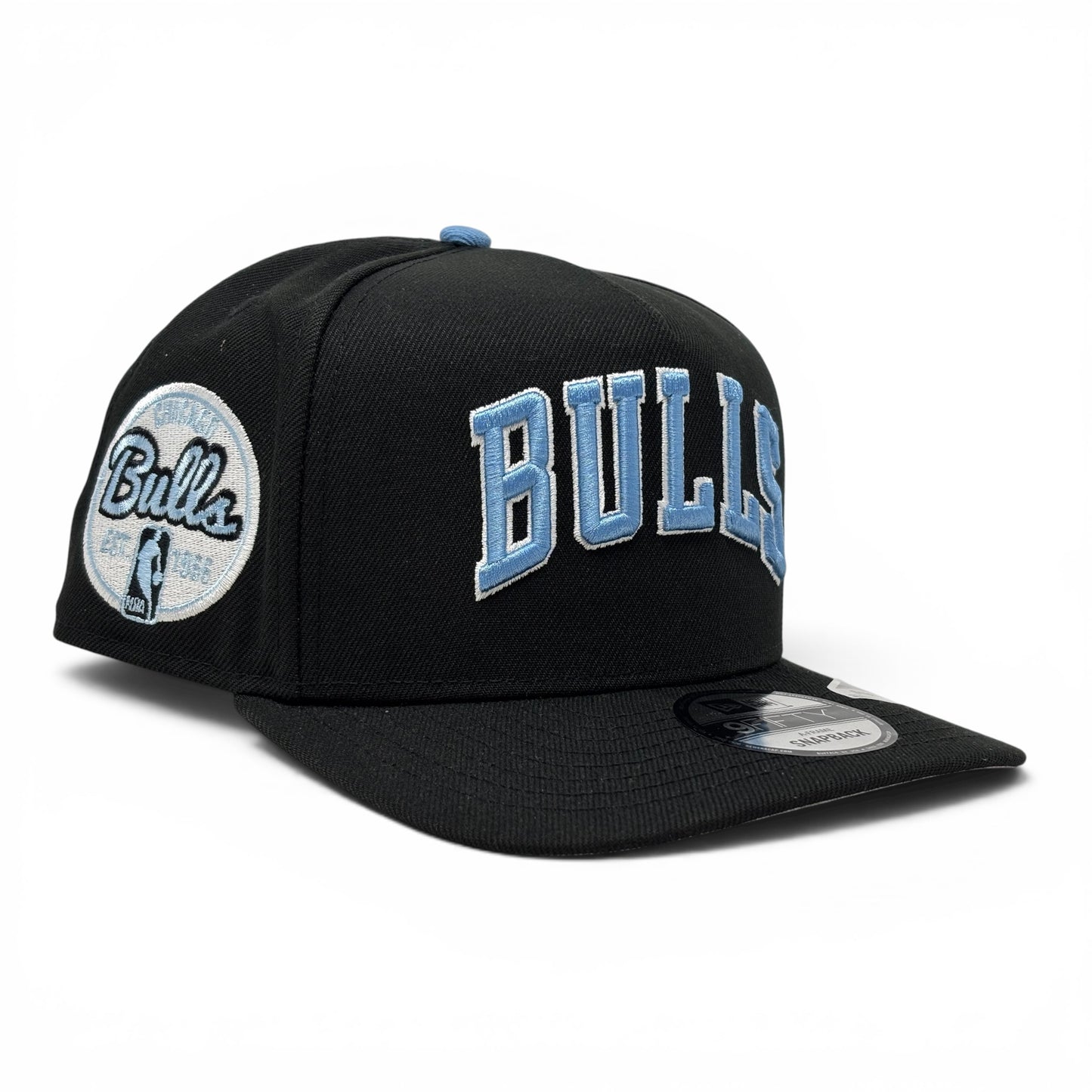 Chicago Bulls 9Fifty A-Frame Snapback Hats-Black Sky