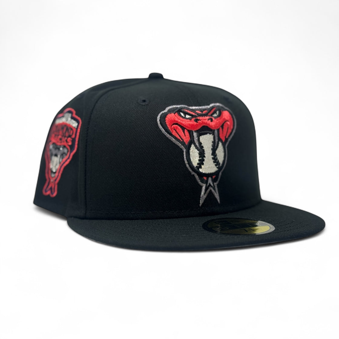 Arizona Diamondbacks 1998 Inaugural Season Black Lava red Fitted