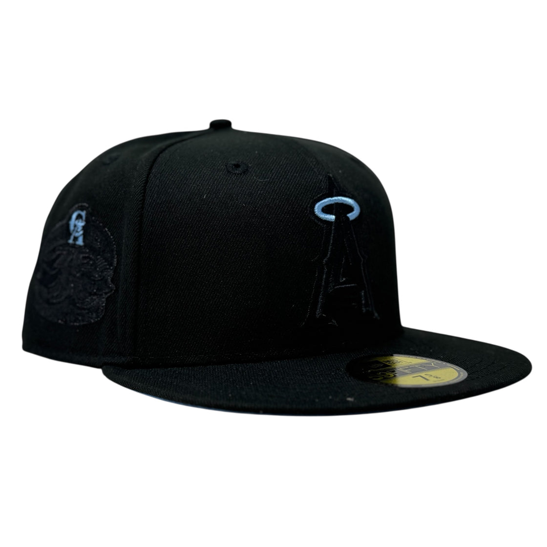 Los Angeles Angels 35th Anniversary Icy Brim Fitted Hat- Black