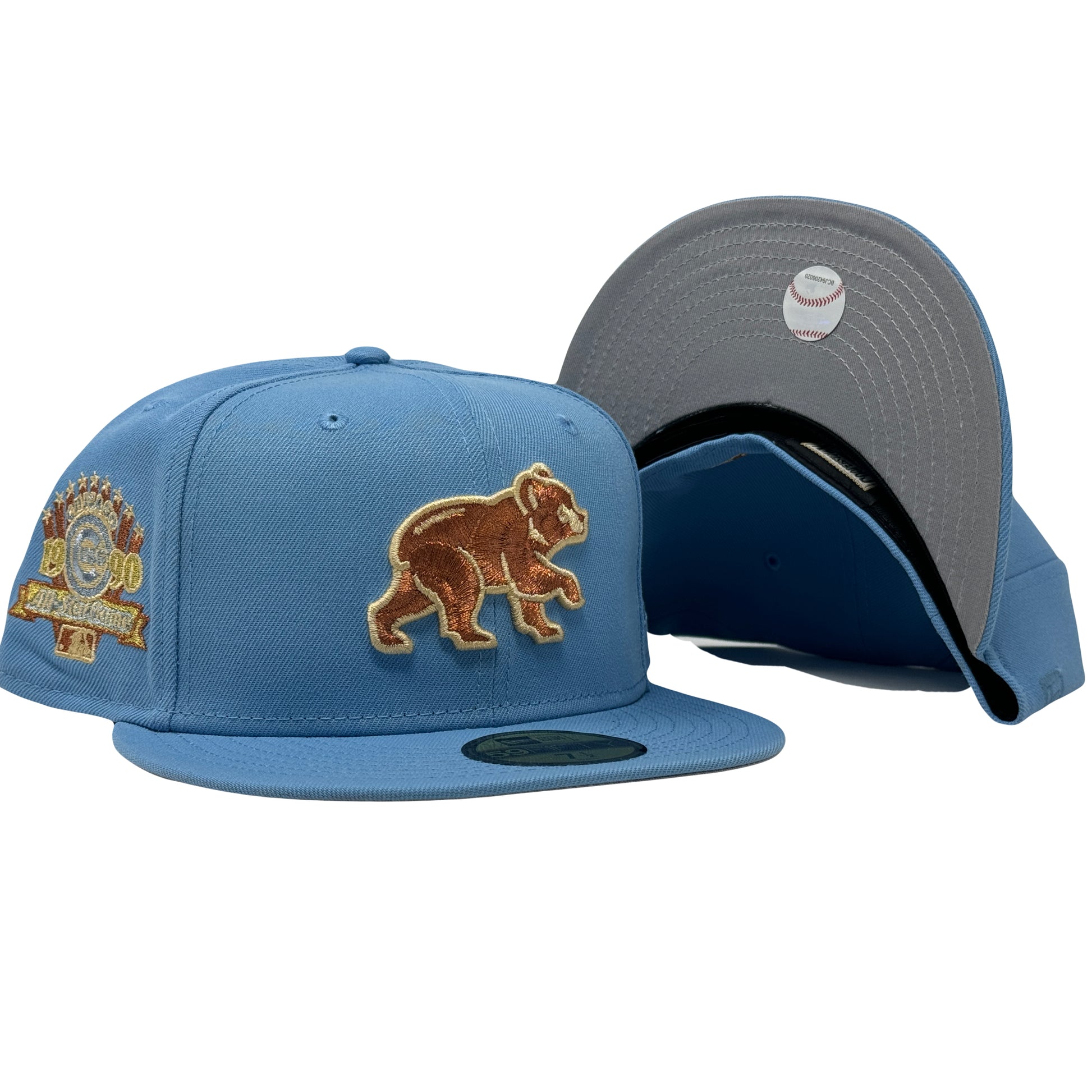 Chicago Cubs 1990 All Star Game Sky Blue 59Fifty New Era Fitted Hat