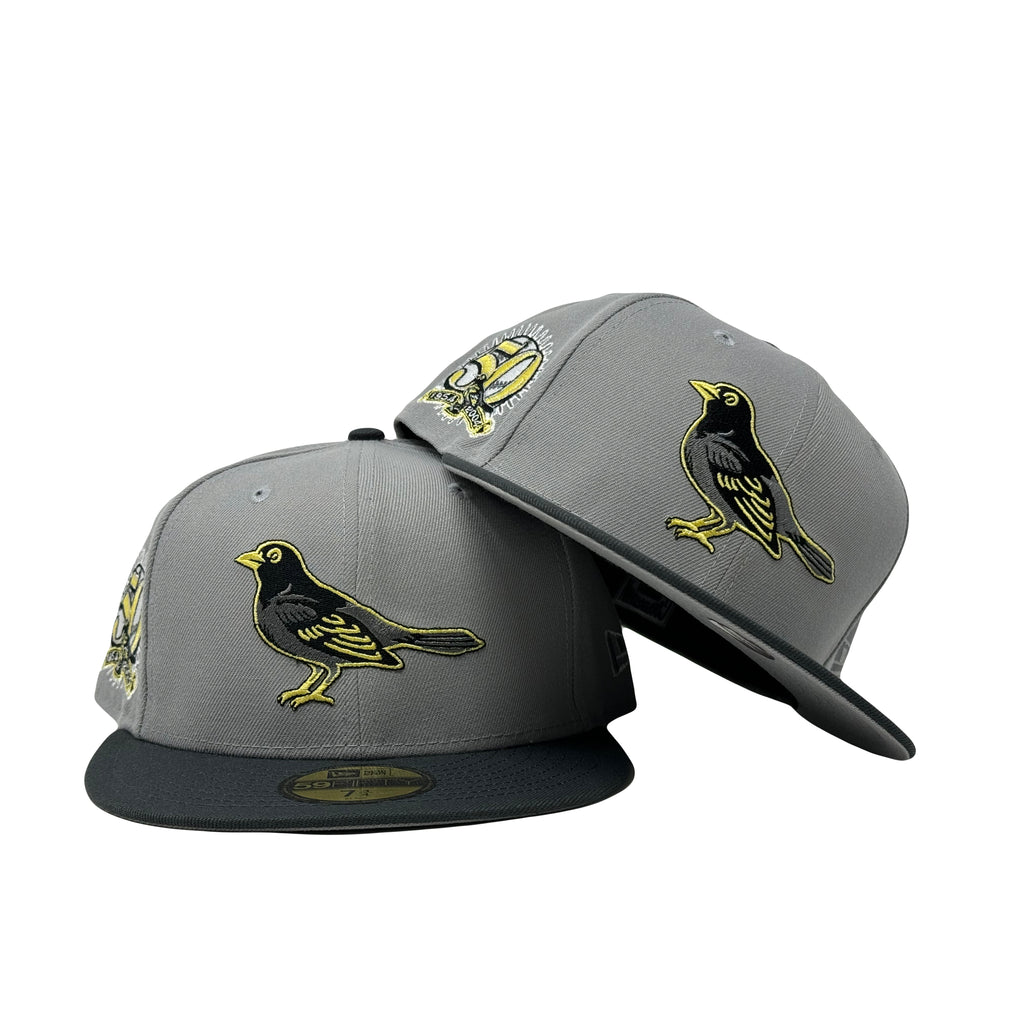 Baltimore Orioles 50th Anniversary 5950 Gray New Era Fitted Hat