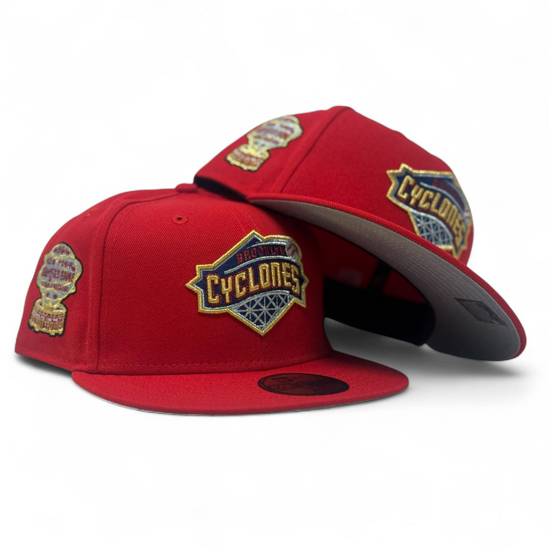 Brooklyn Cyclone 1964 All Star Game New Era Fitted Hat-Red