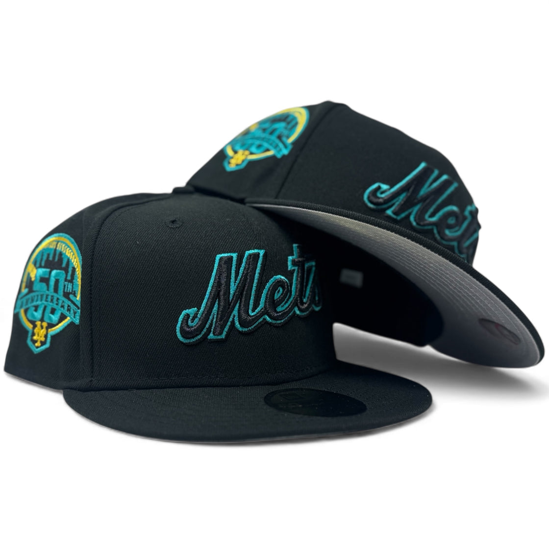 New York Mets 50th Anniversary 59Fifty Fitted Hat to Match Gamma 11