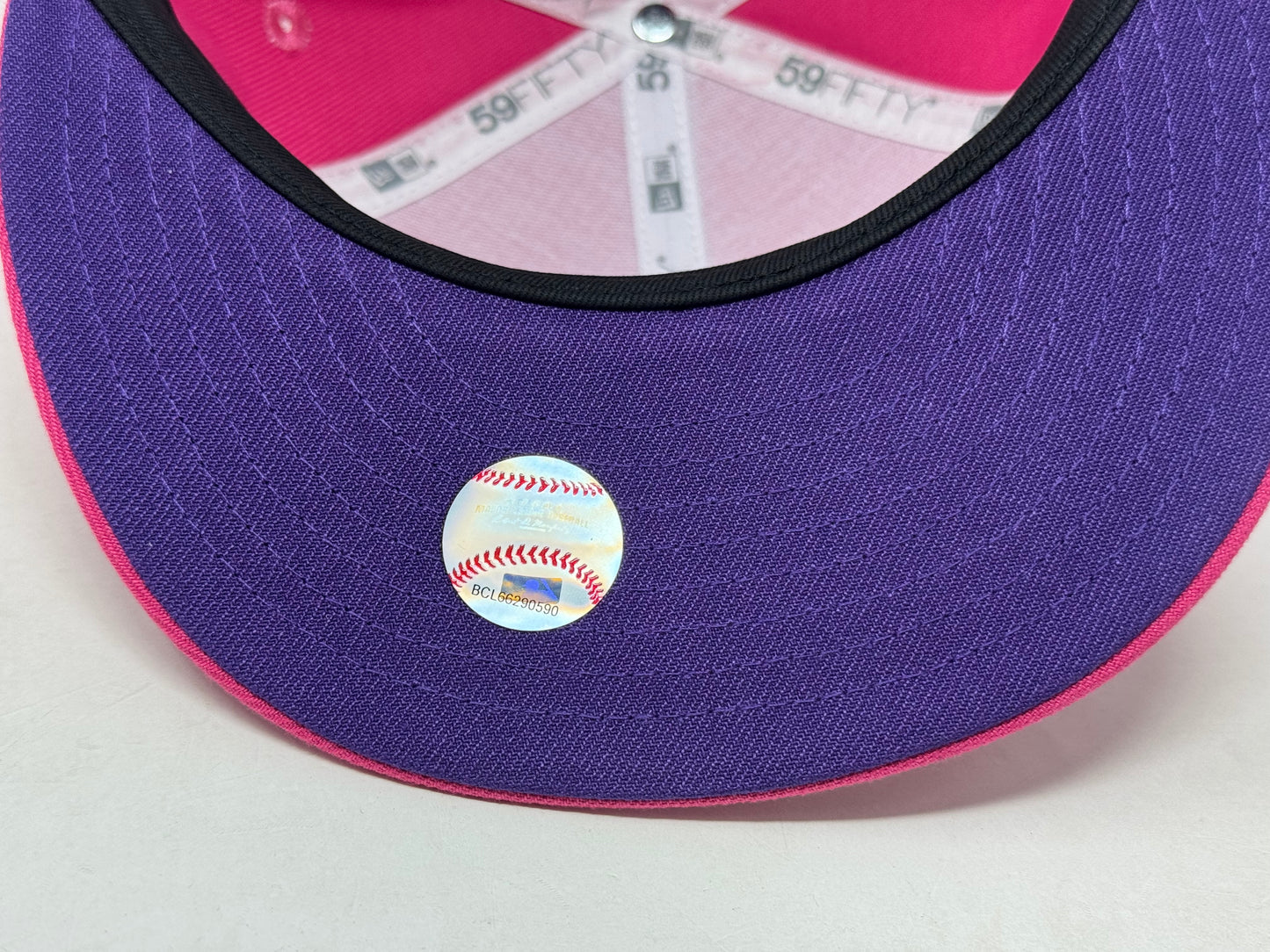 Detroit Tigers 2005 All Star Game Sliding Kitty New Era Fitted Hat-Pink