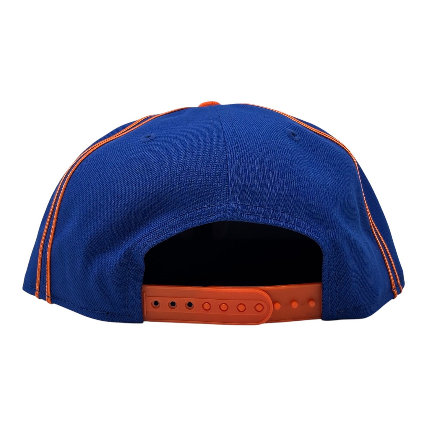 New York knicks Double piping 9Fifty New Era Snapback-Royal Orange