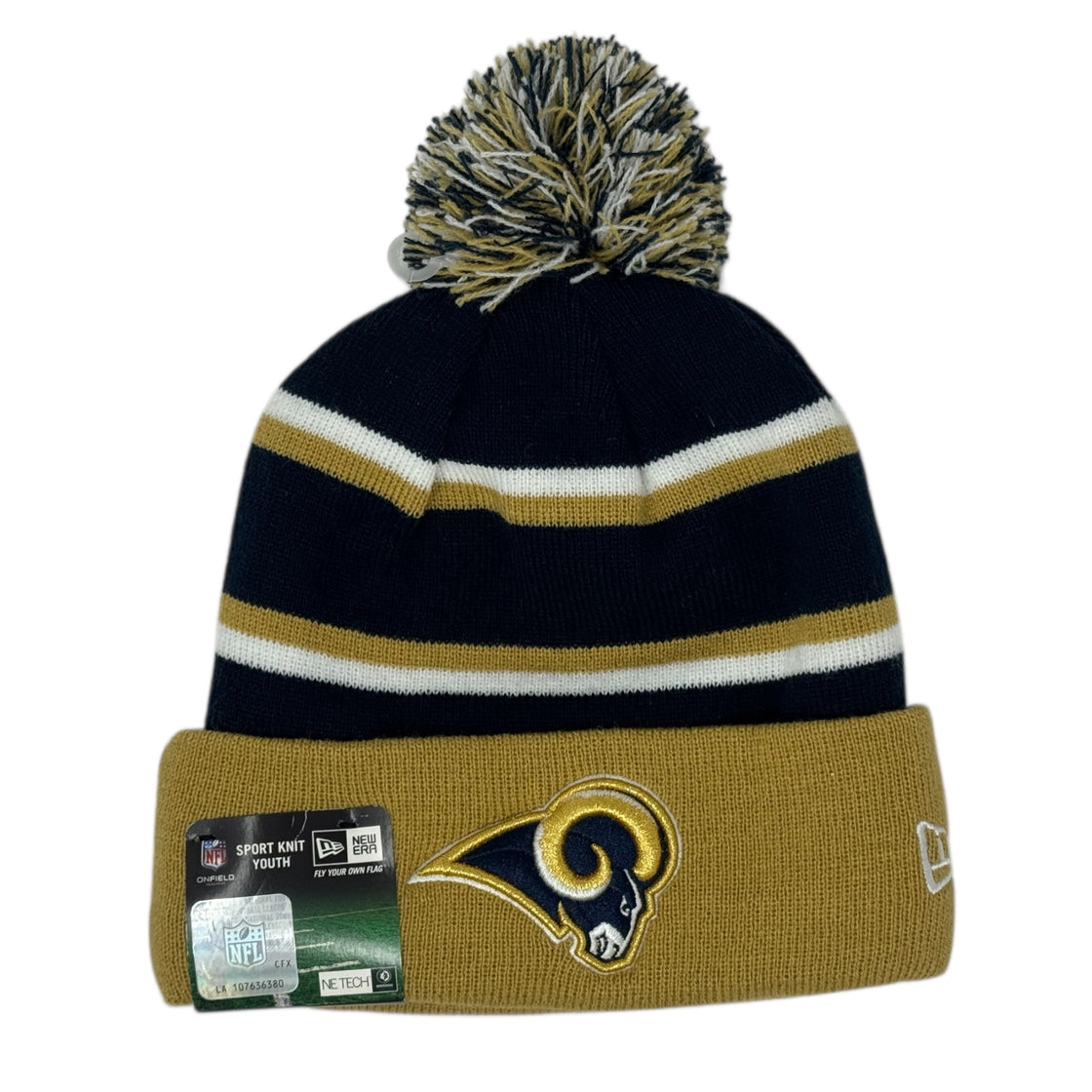 New Era Los Angeles Rams Cuff Knit Beanie Hat Cap - Navy
