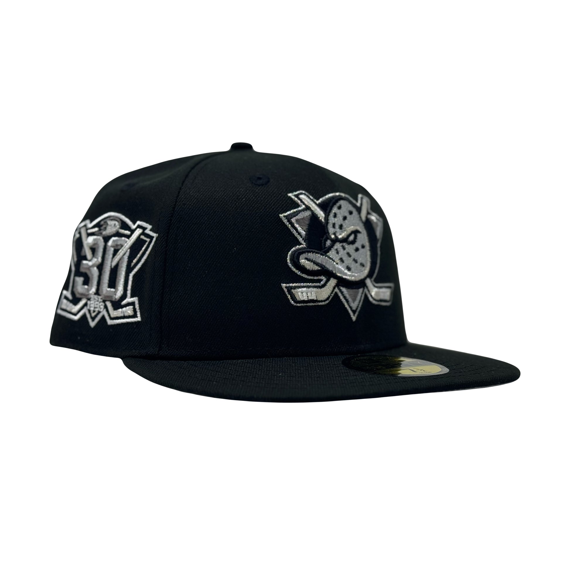 Anaheim Ducks 30th Anniversary 59FIFTY New Era Fitted Hats Black