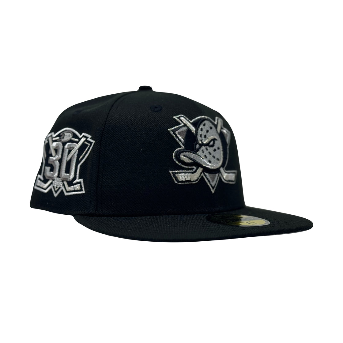 Anaheim Ducks 30th Anniversary 59FIFTY New Era Fitted Hats-Black