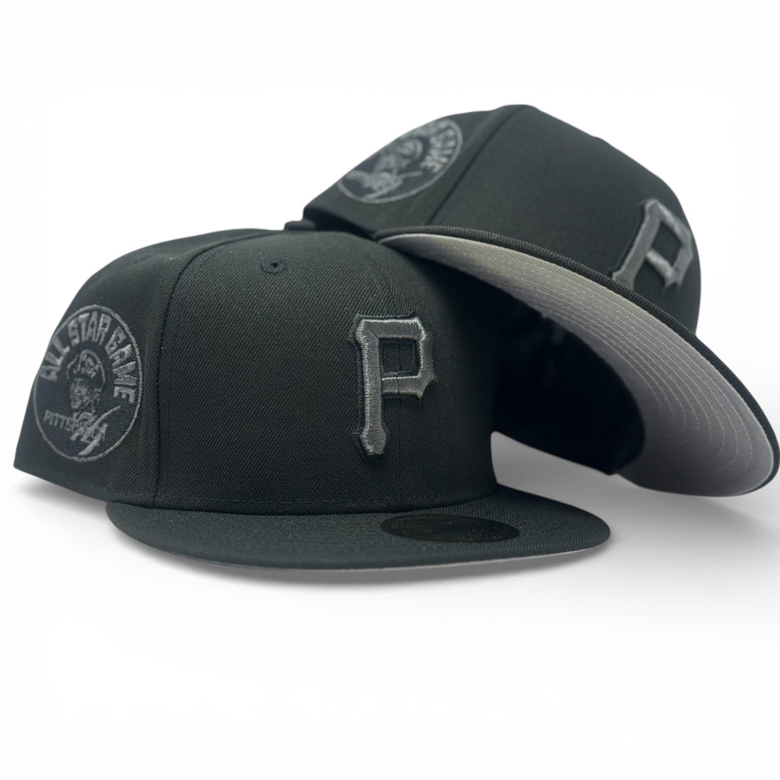 Pittsburgh Pirates 1974 All Star New Era Fitted Hats to Match Black Cat