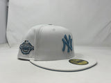 White NY Yankees 2001 World Series White 5950 New Era Fitted Hat