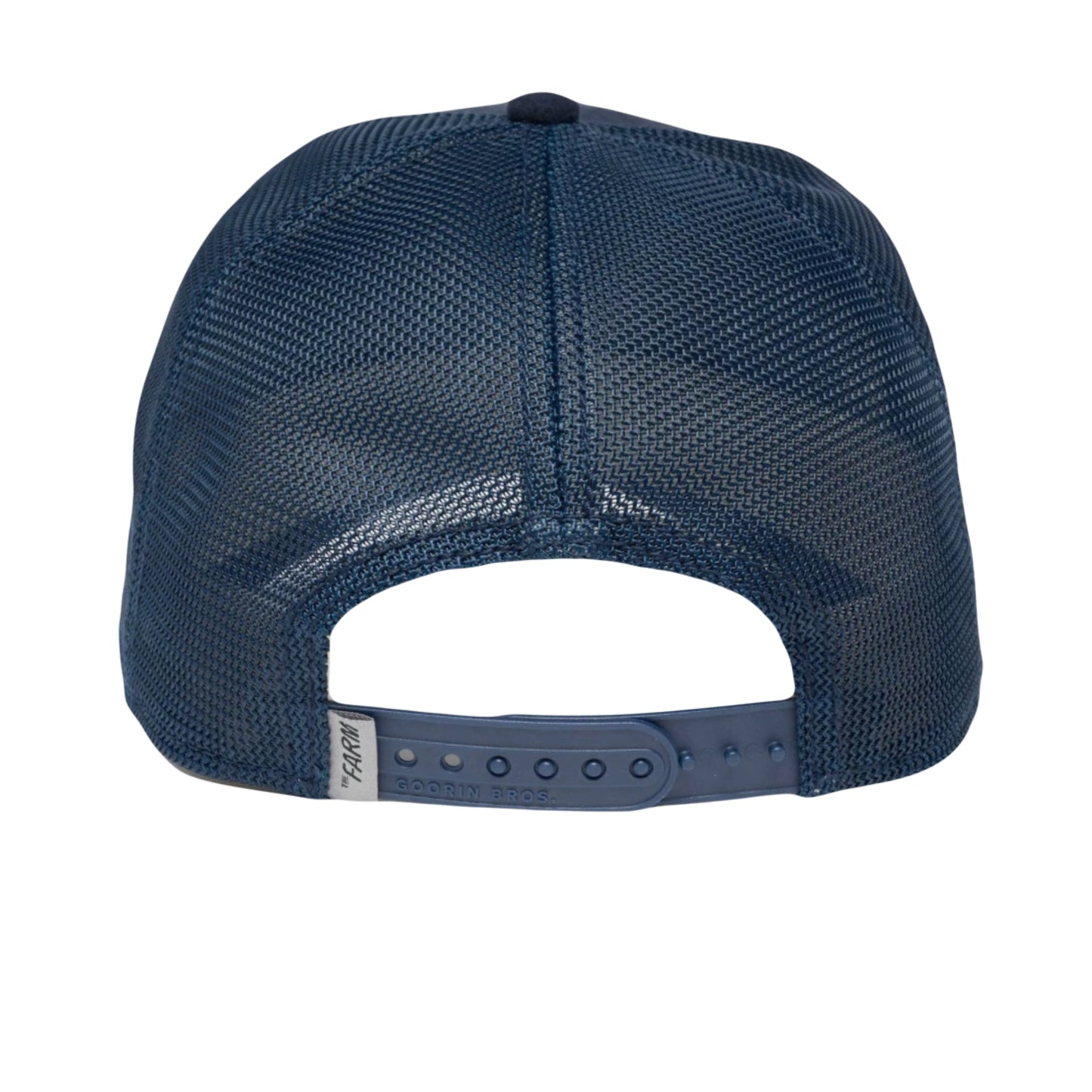 The Cuddly Bear Micro Suede Navy A-Frame Trucker