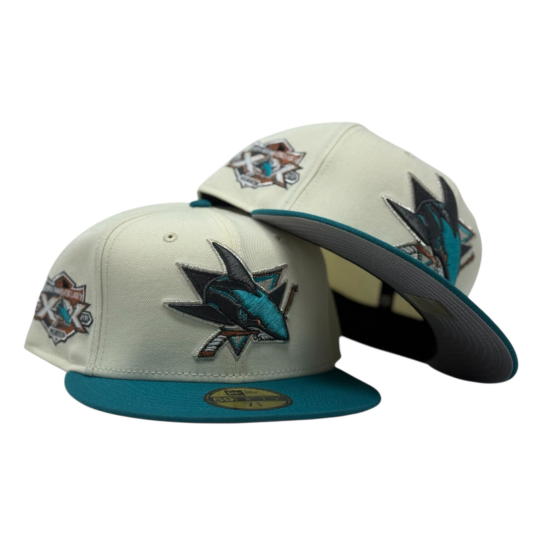 NHL San Jose Sharks 20th Anniversary 59FIFTY Fitted Hat