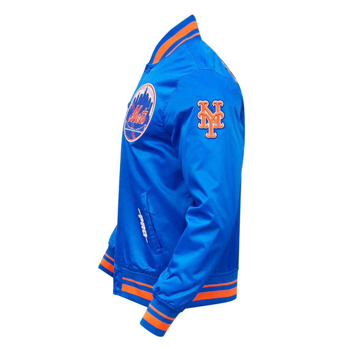 MLB New York Mets Mashup Logo Men's Satin Jacket