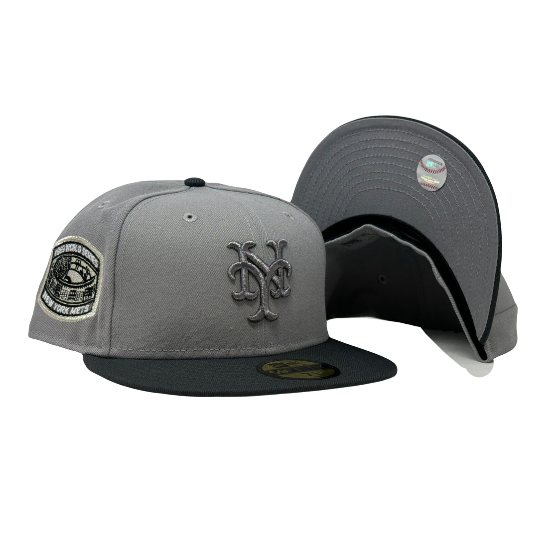 New York Mets 1969 World Series Gray 59Fifty New Era Fitted Hat