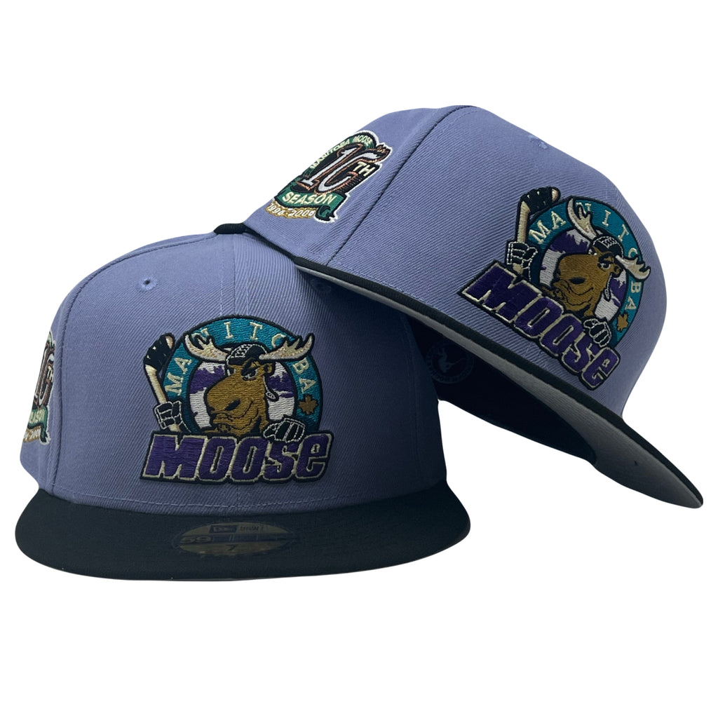 Manitoba Moose 10th Anniversary American Hockey League 5950 New Era Fitted Hat