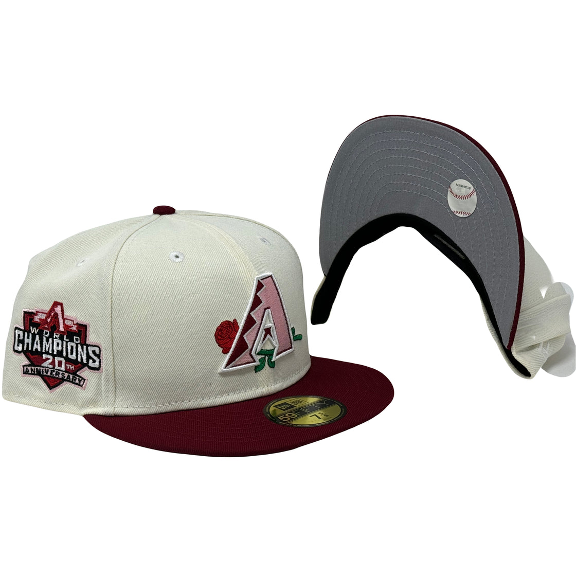 Arizona Diamondbacks 20th Anniversary Valentine's Day Pack 5950 New Era Fitted Hat