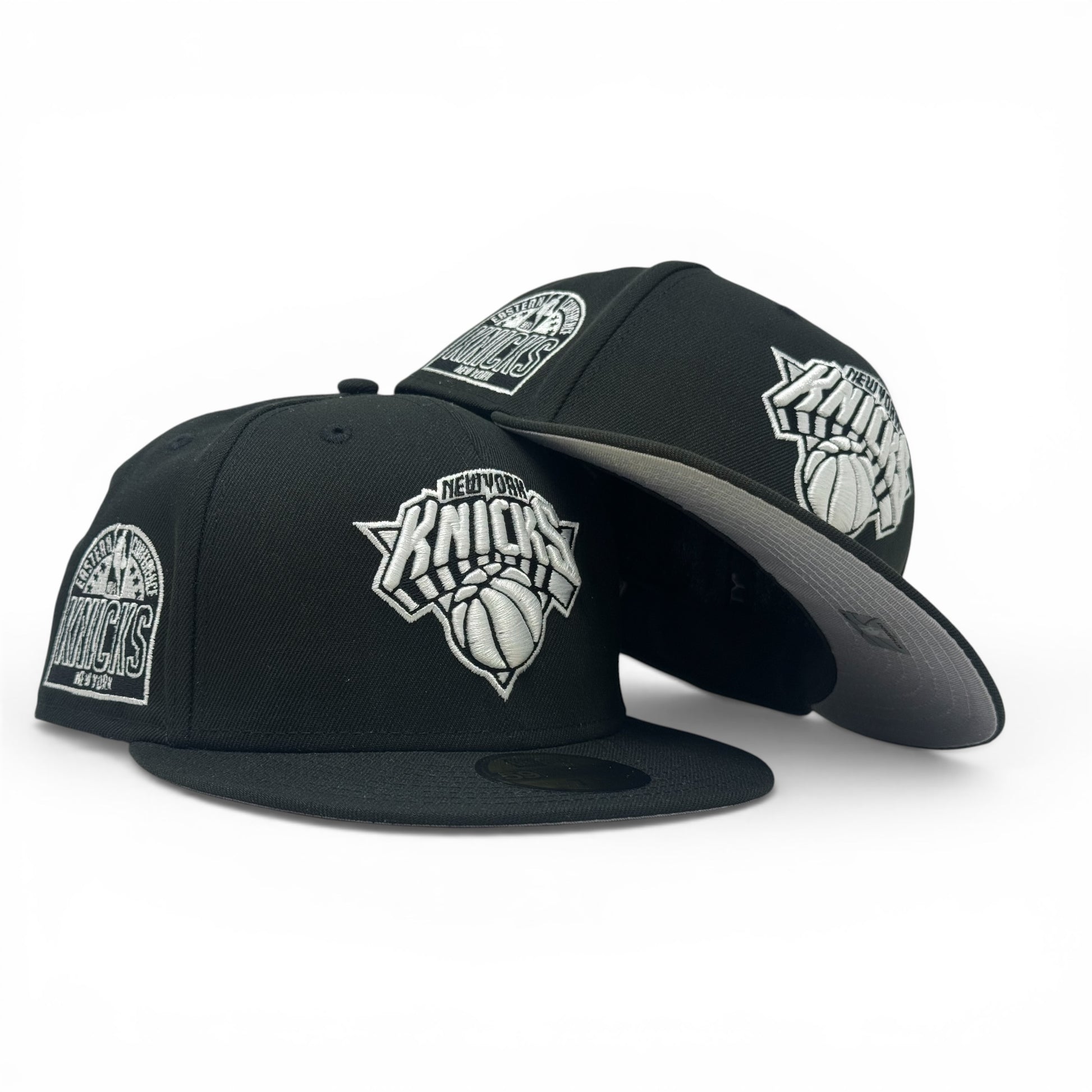 New York Knicks Eastern Conference Fitted Hats-Black