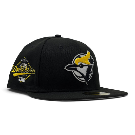 Toronto Blue Jays 1993 World Series "Black & Yellow" Pack Fitted Hat