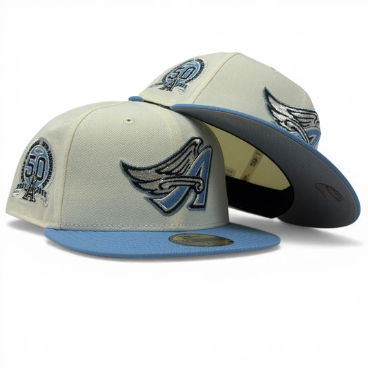 Los Angeles Angels 50th Anniversary New Era Fitted Hats