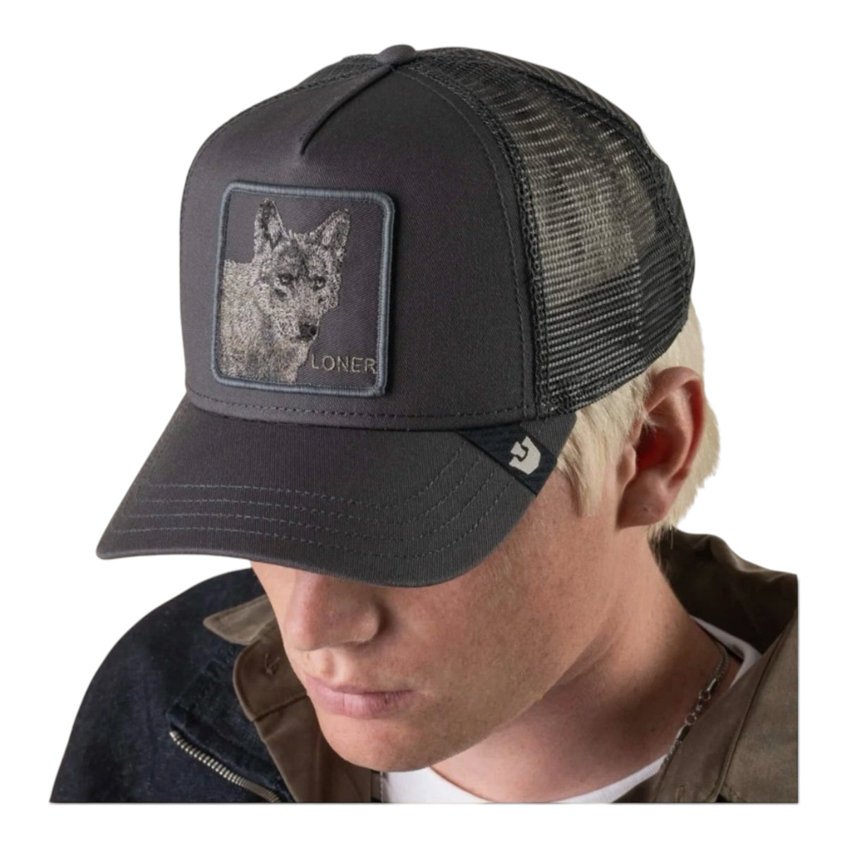 Goorin Bros - Circle of Life - Loner  Gray Trucker Hat