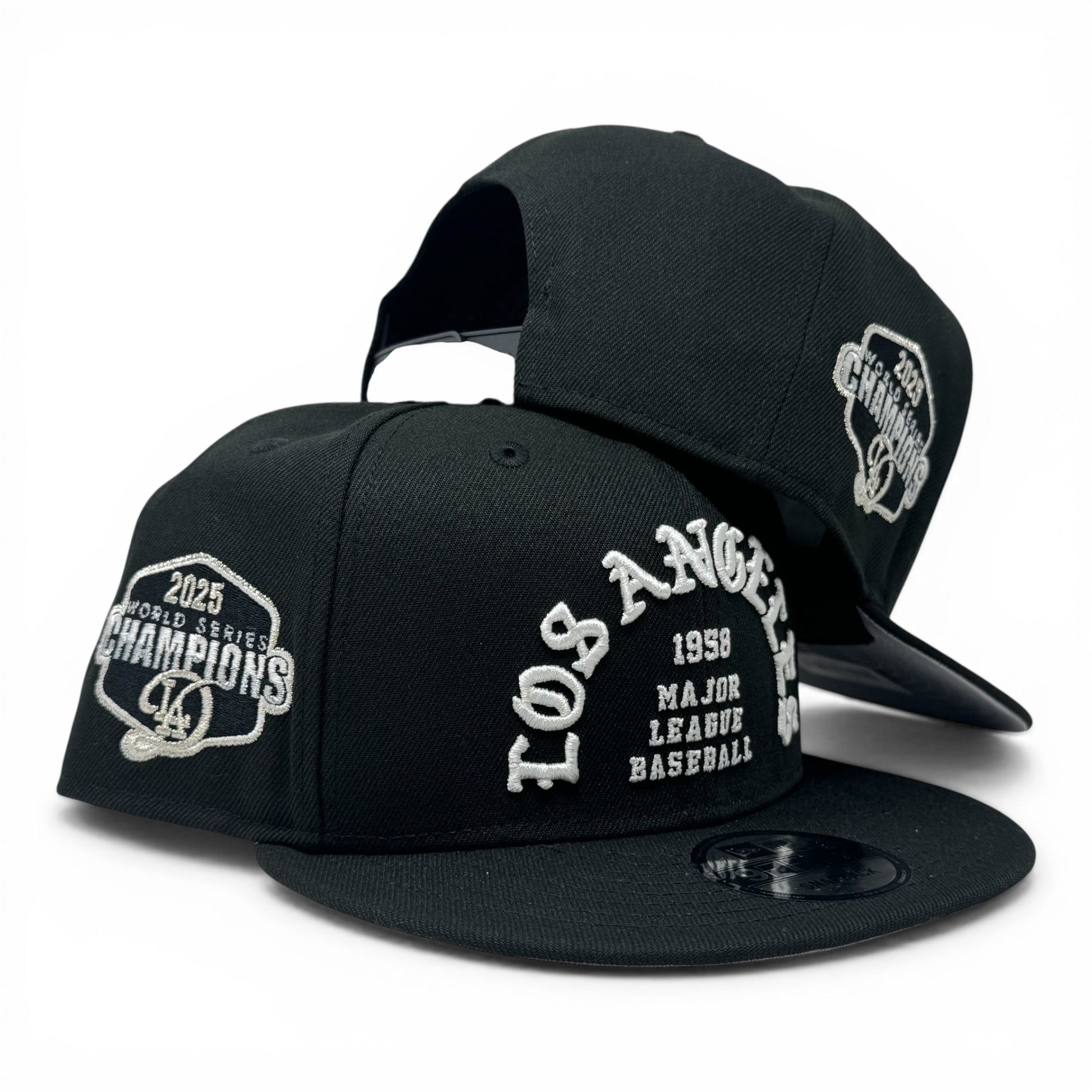 Los Angeles Dodgers 2025 World Champions Snapback-Black