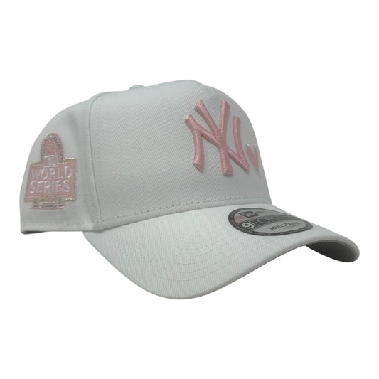 New York Yankees 2024 World Series with heart 9forty A-Frame Snapback Hat