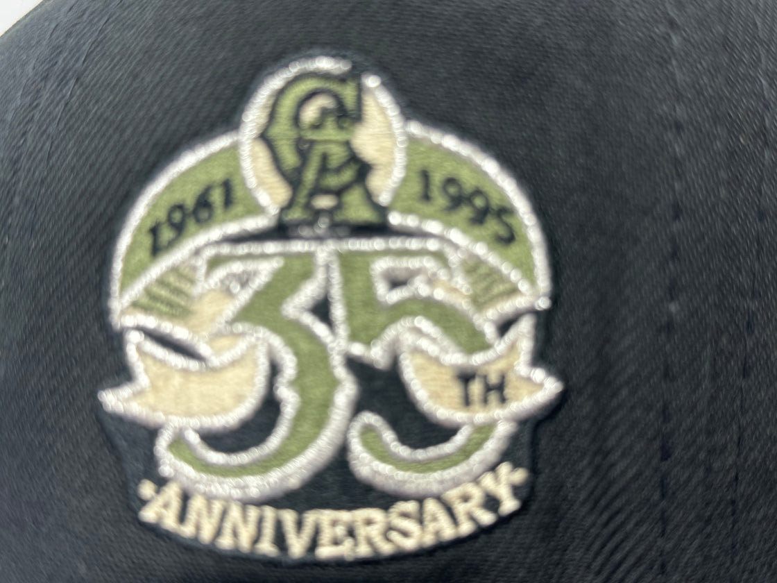 Los Angeles Angels 35th Anniversary New Era Fitted Hats-Black Olive