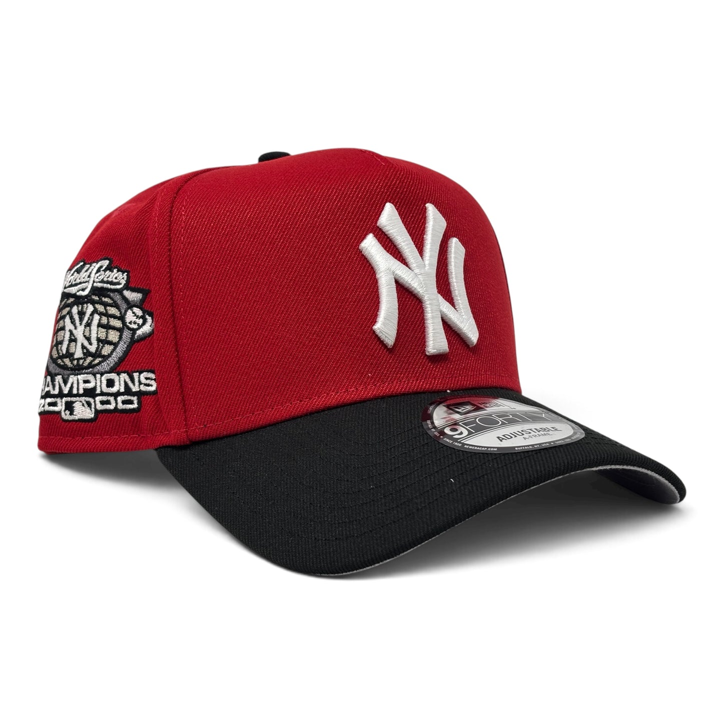 New York Yankees 2000 World Series Champions A frame Snapback-Red
