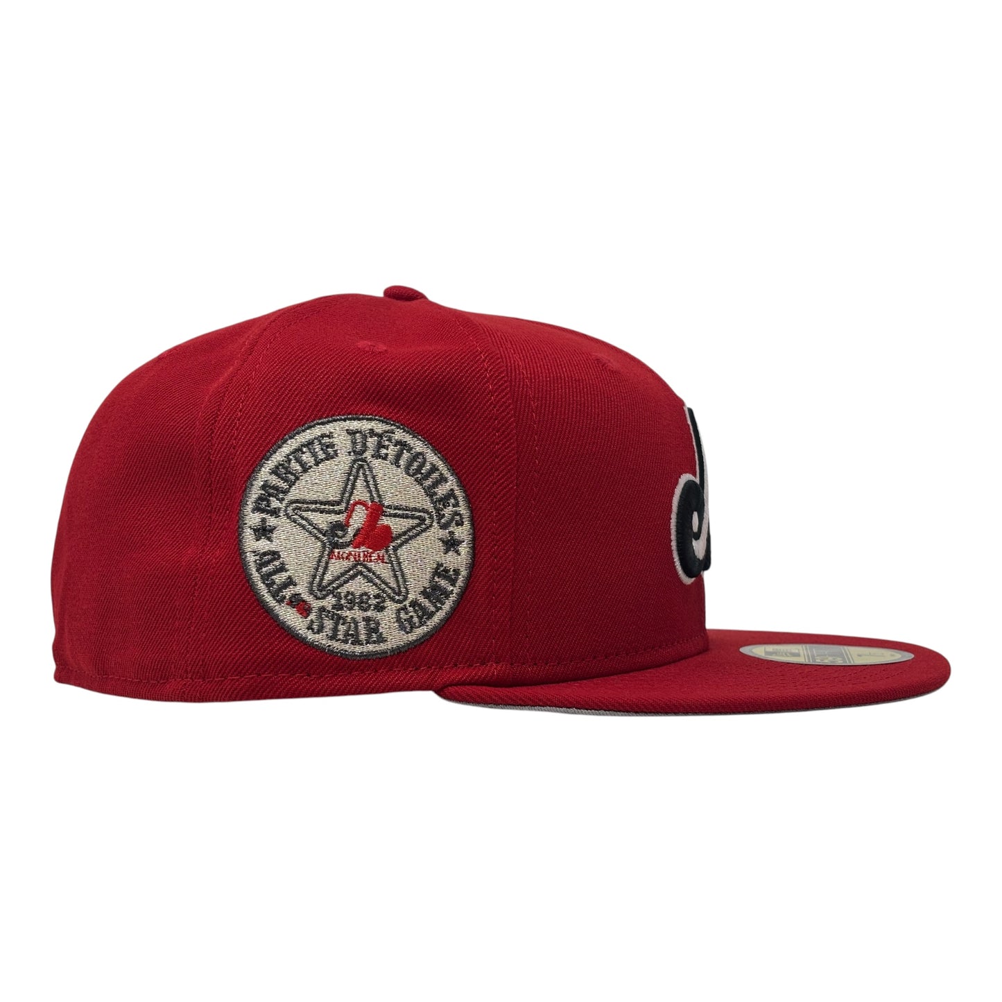Montreal Expos 1982 All Star Game Fitted Hats-Red
