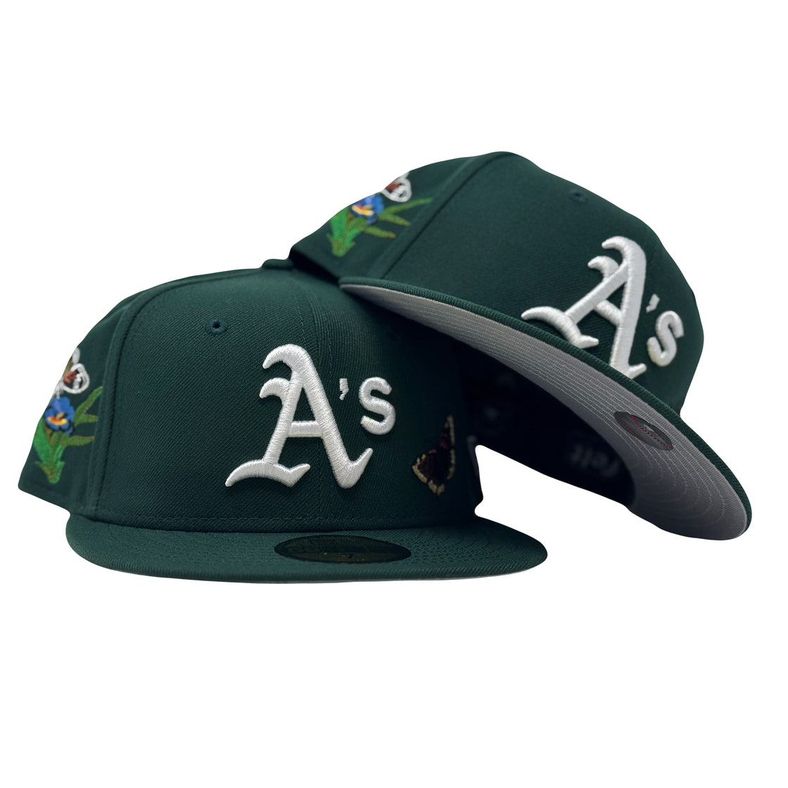 Las Vegas Athletics Bufferfly Garden New Era Fitted Hats