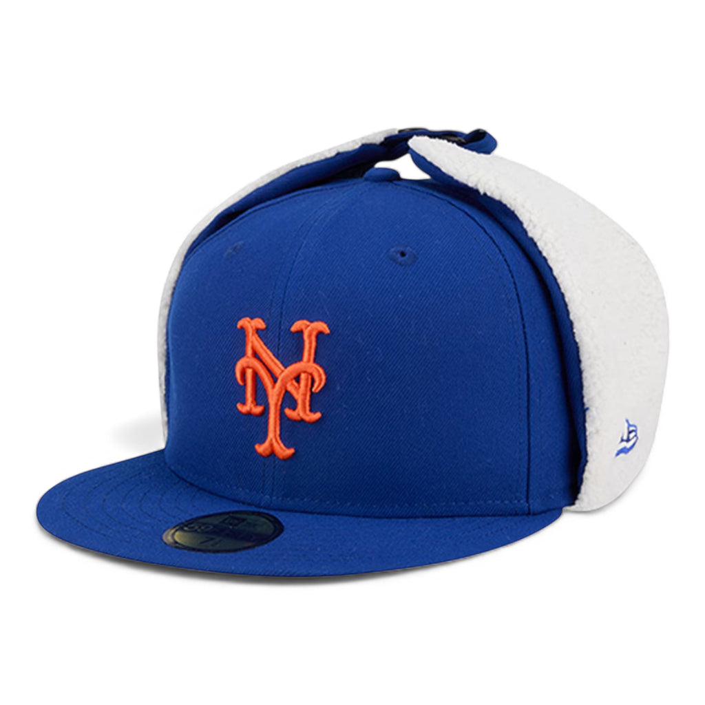 New York Mets MLB Classic Blue Dogear 59FIFTY Fitted Cap