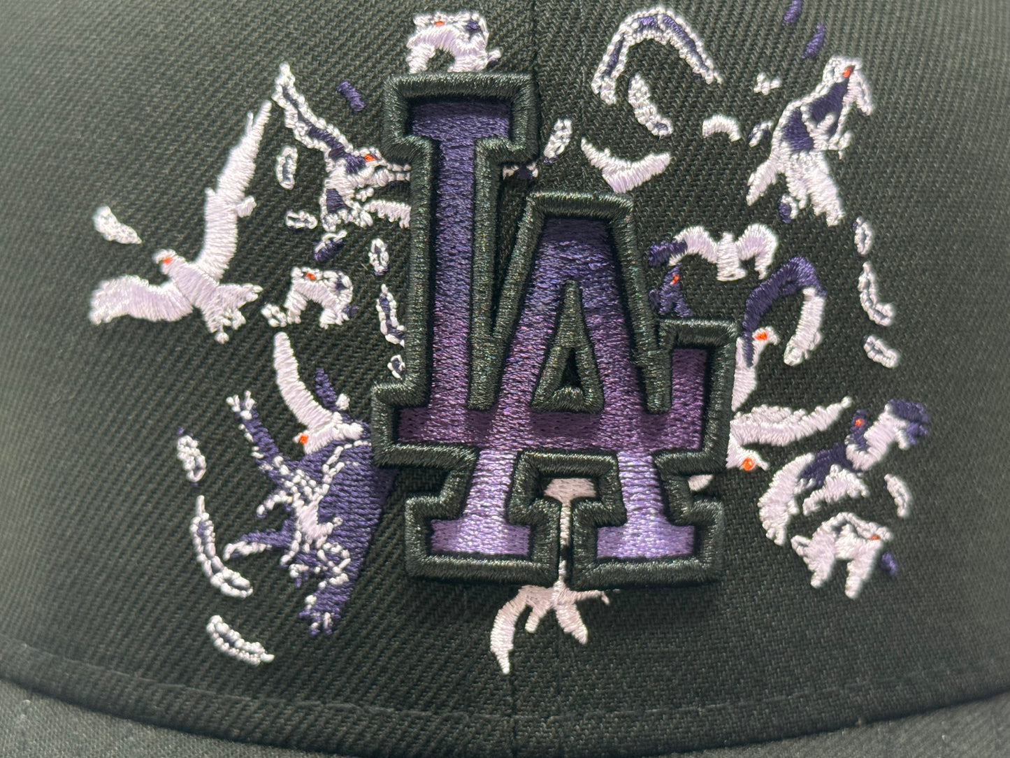 Los Angeles Dodgers "Halloween Pack" Fitted Hats- Black Purple