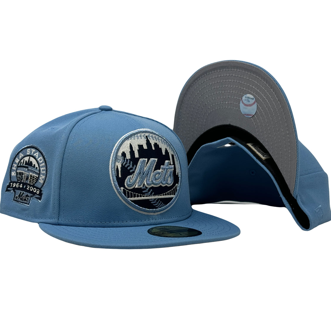 New York Mets Shea Stadium Sky Blue 59Fifty New Era Fitted Hat