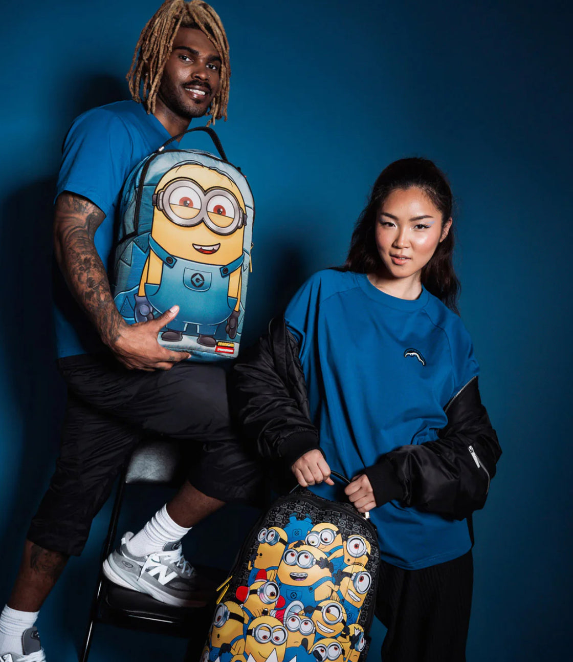 Minions Removable Eye Swap Sprayground Backpack