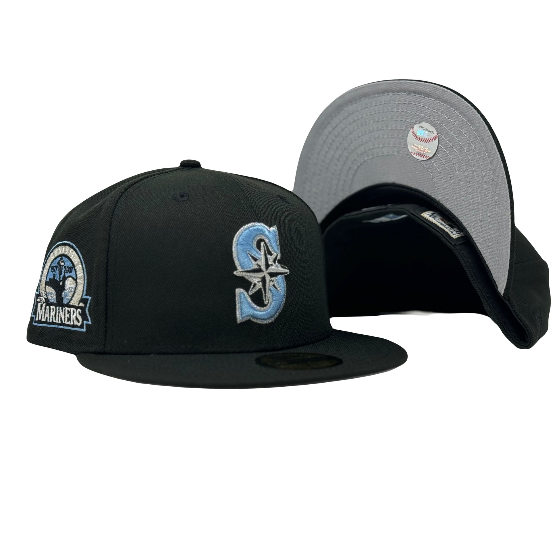 Seattle Mariners 30th Anniversary Black 59Fifty New Era Fitted Hat