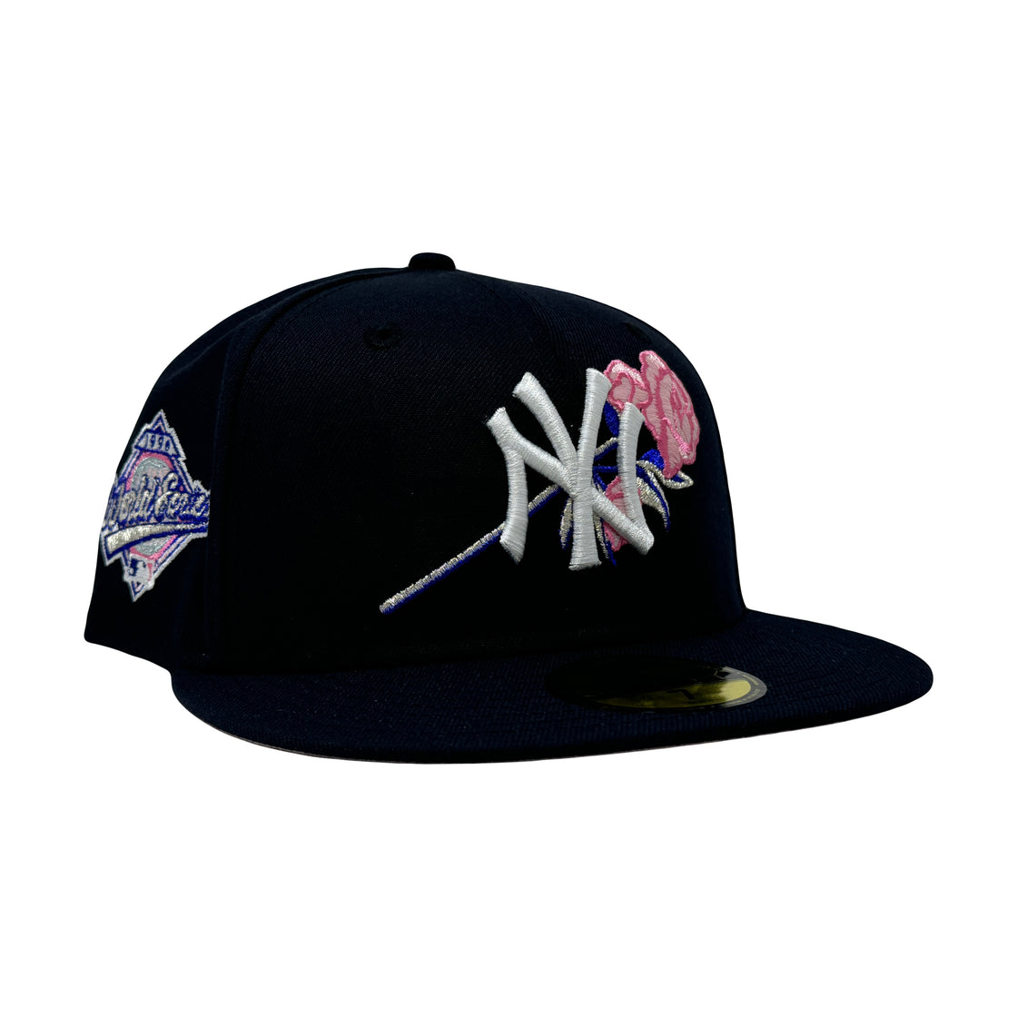 New York Yankees 1996 World Series Floral Logo 59Fifty New Era Fitted Hat