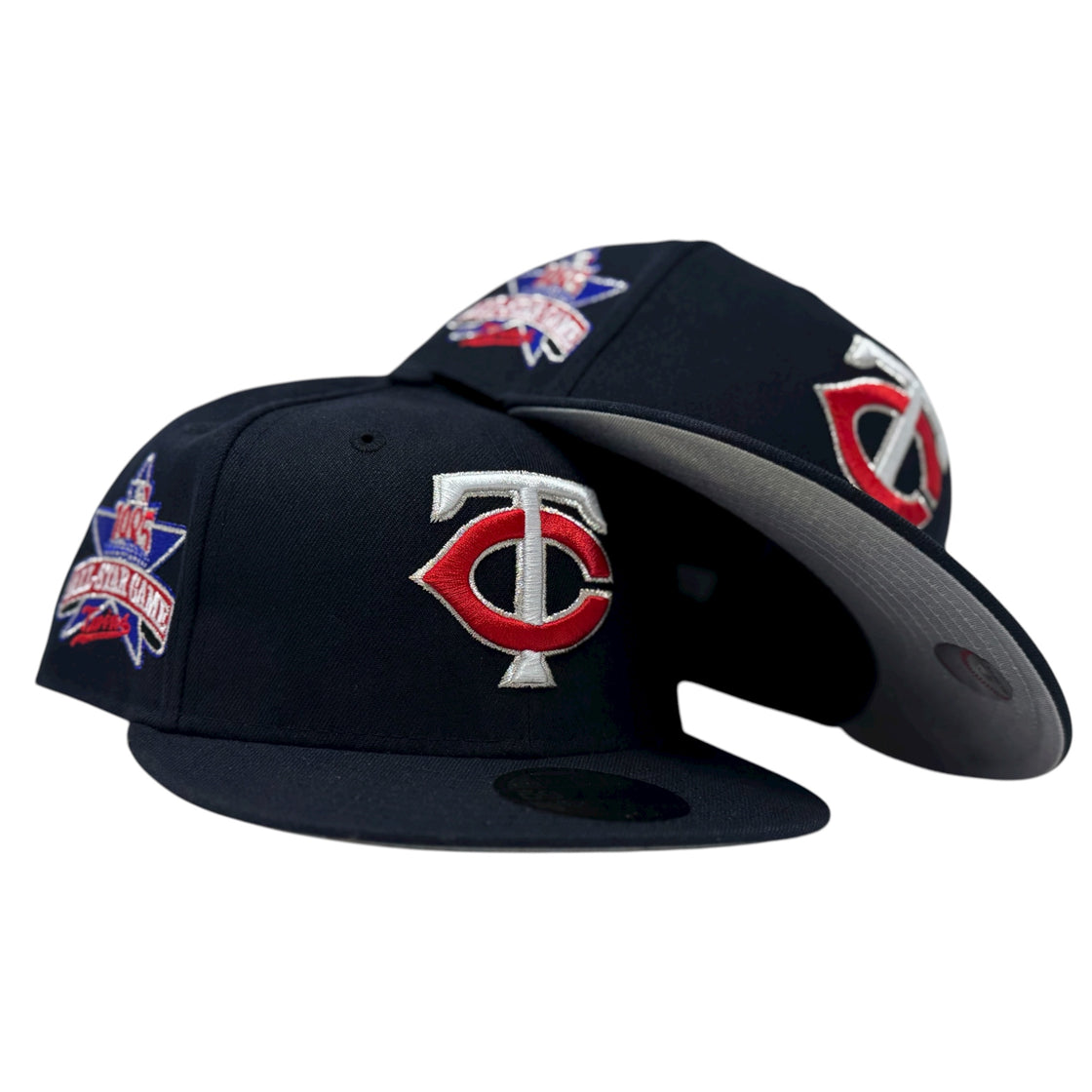 Minnesota Twins 1985 All Star Game Fitted Hat-Navy