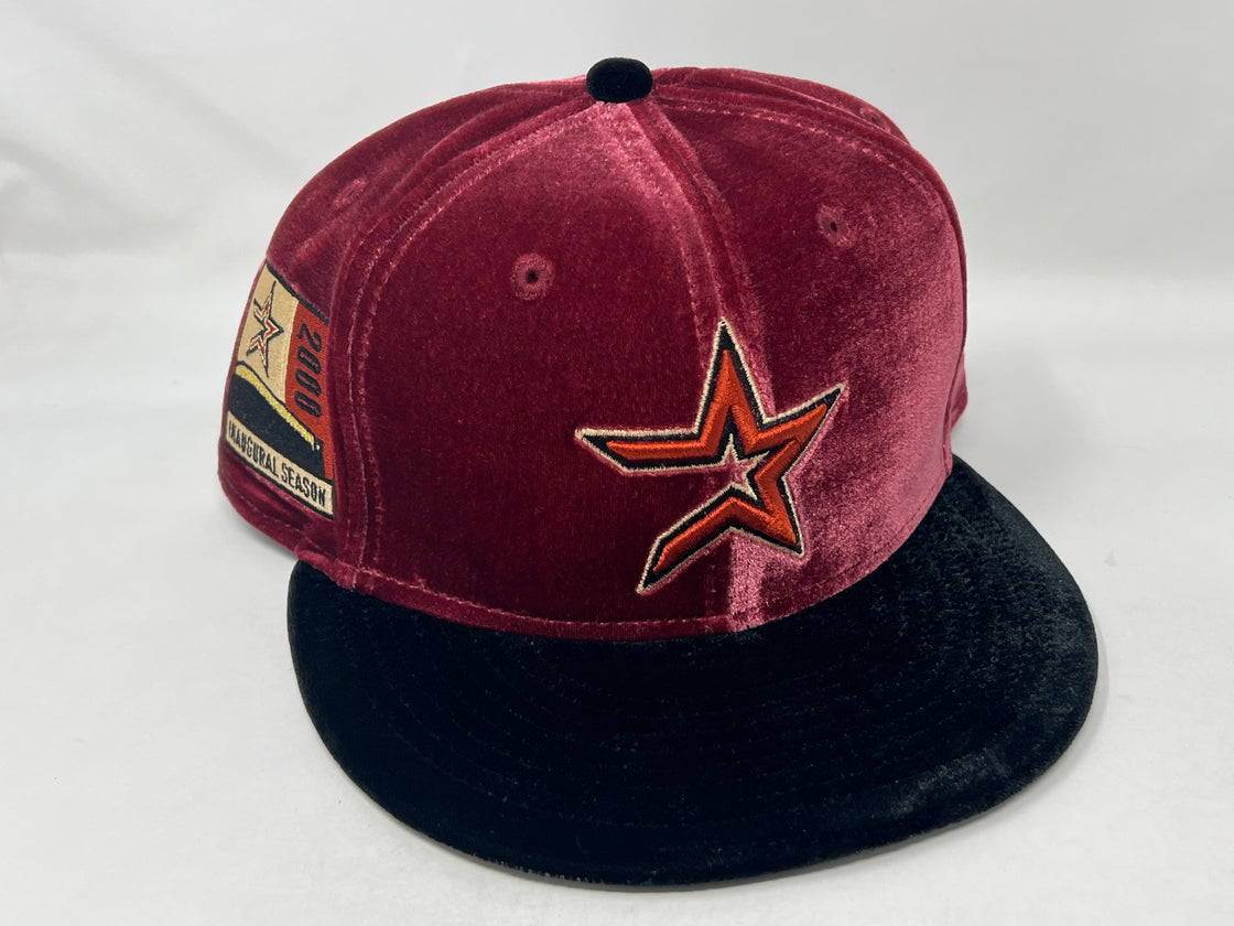 Houston Astros 2000 Inaugural Season Velvel Collection New Era Fitted Hat