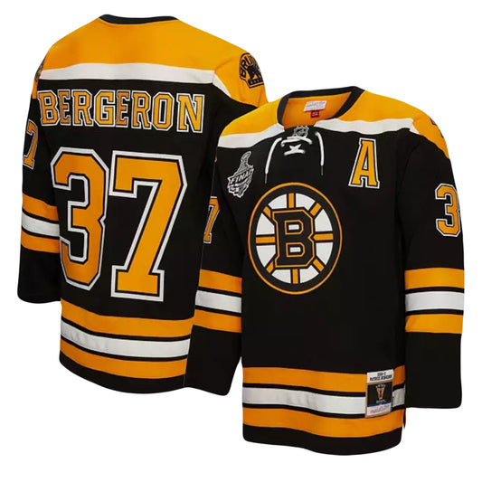 Boston Bruins 2010 Authentic Hockey Jersey Mitchell & Ness Blue Line Patrice Bergeron