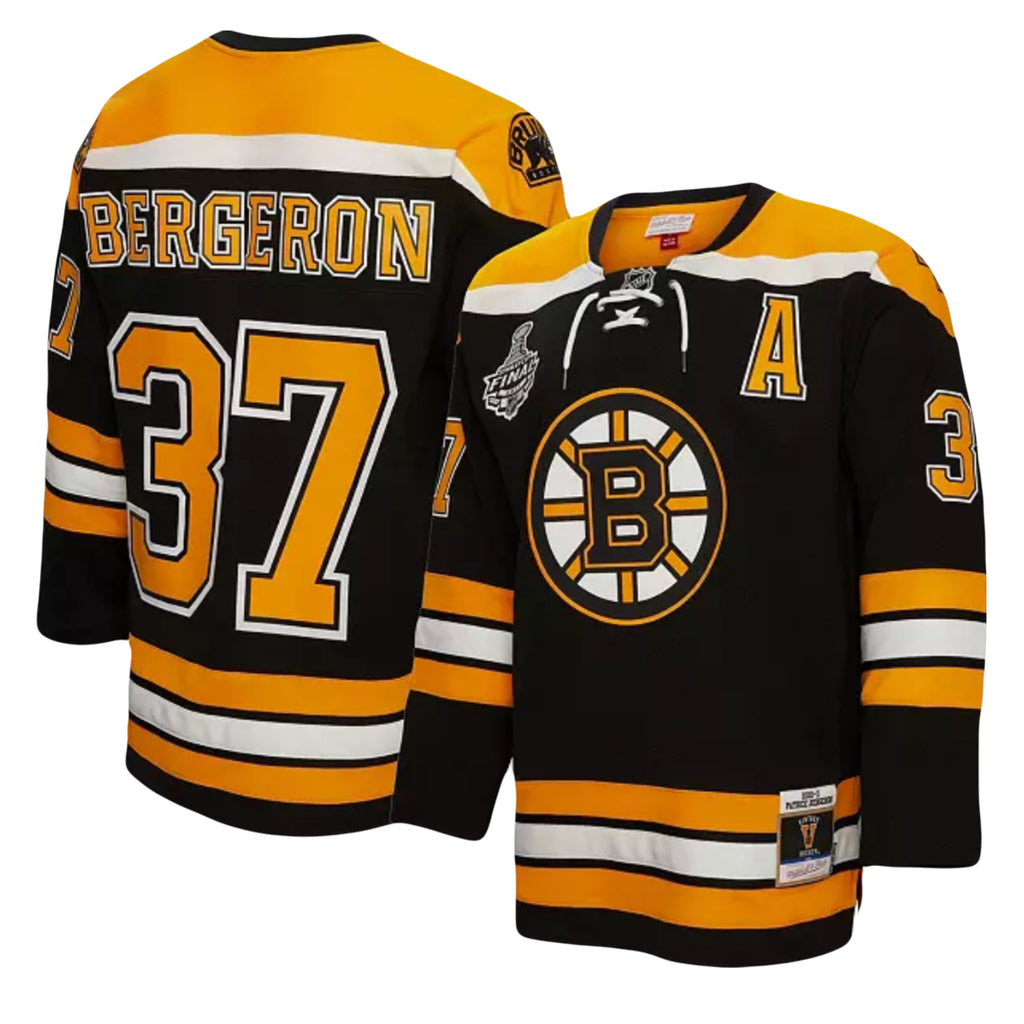 Boston Bruins 2010 Authentic Hockey Jersey Mitchell & Ness Blue Line Patrice Bergeron