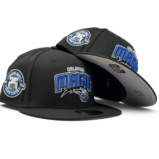 Orlando Magic 25th Anniversary New Era Fitted Hat-Black