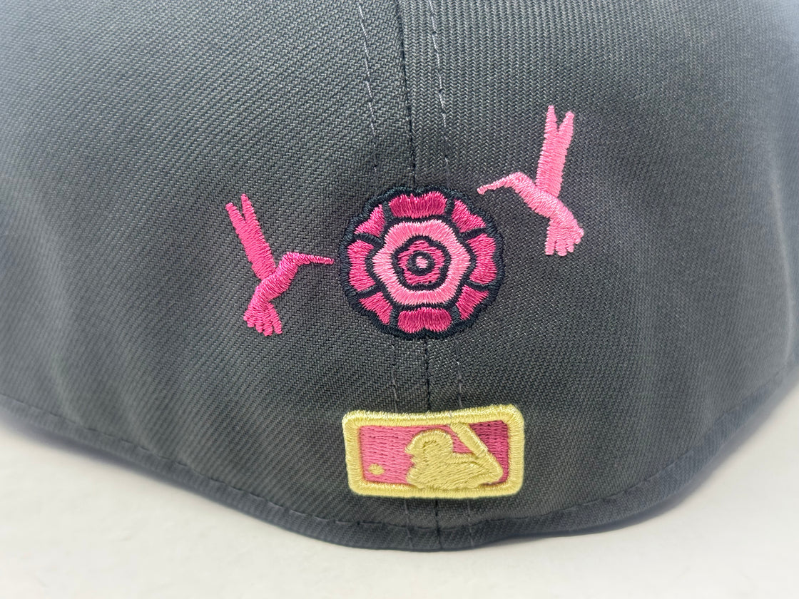 Los Angeles Angels Day of the Dead Graphite 59FIFTY Fitted