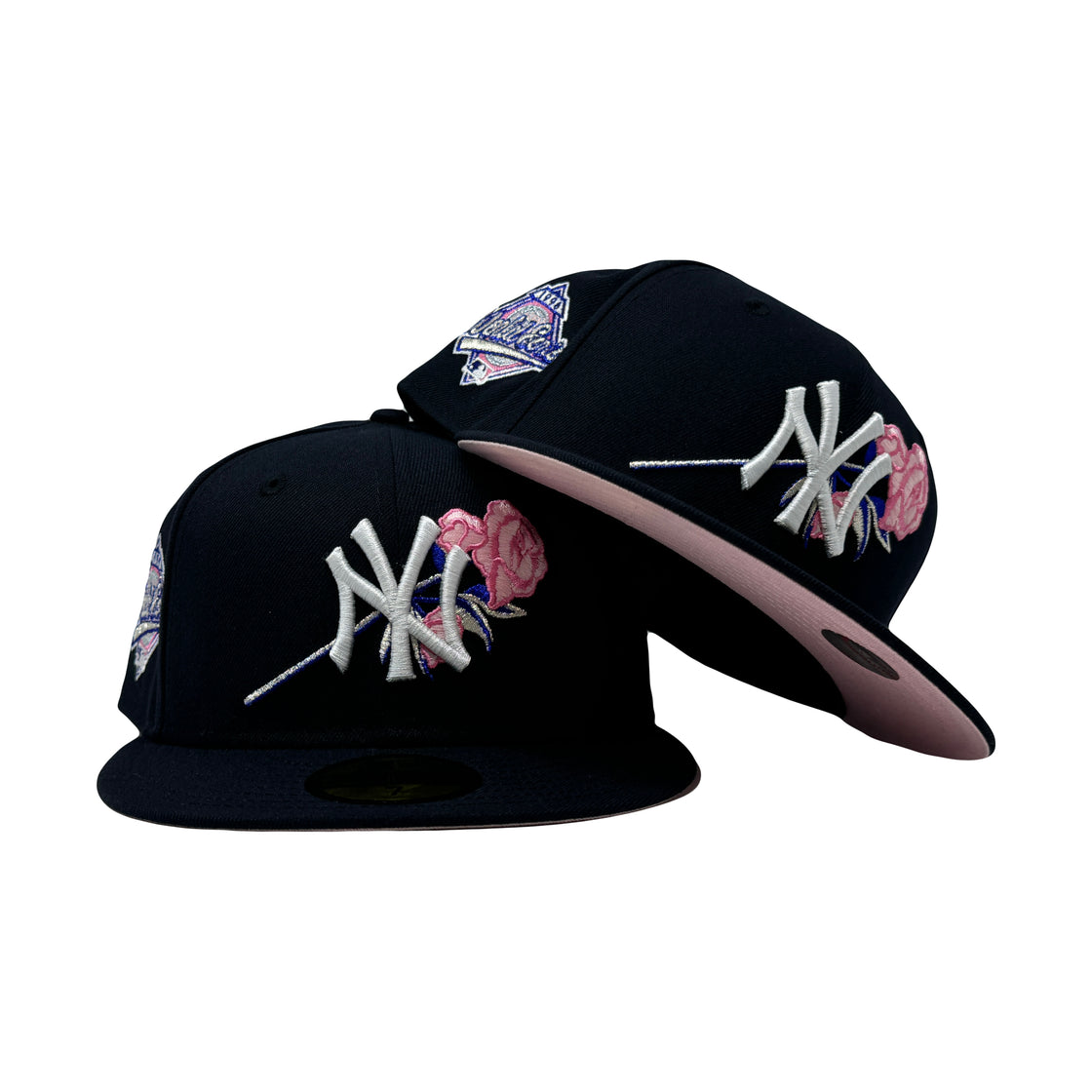 New York Yankees 1996 World Series Floral Logo 59Fifty New Era Fitted Hat