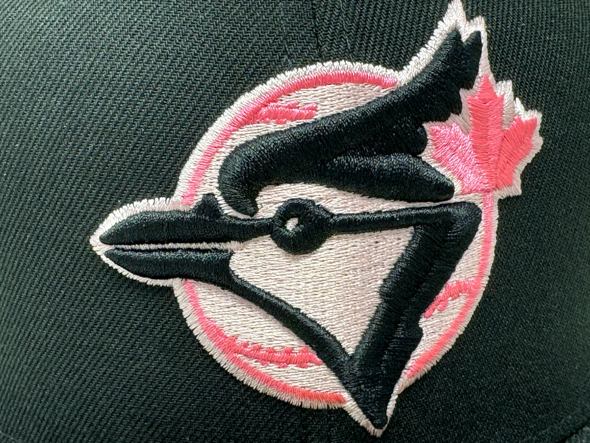 Toronto Blue Jays 1993 World Series Fusion Pink Brim Fitted Hats-Black