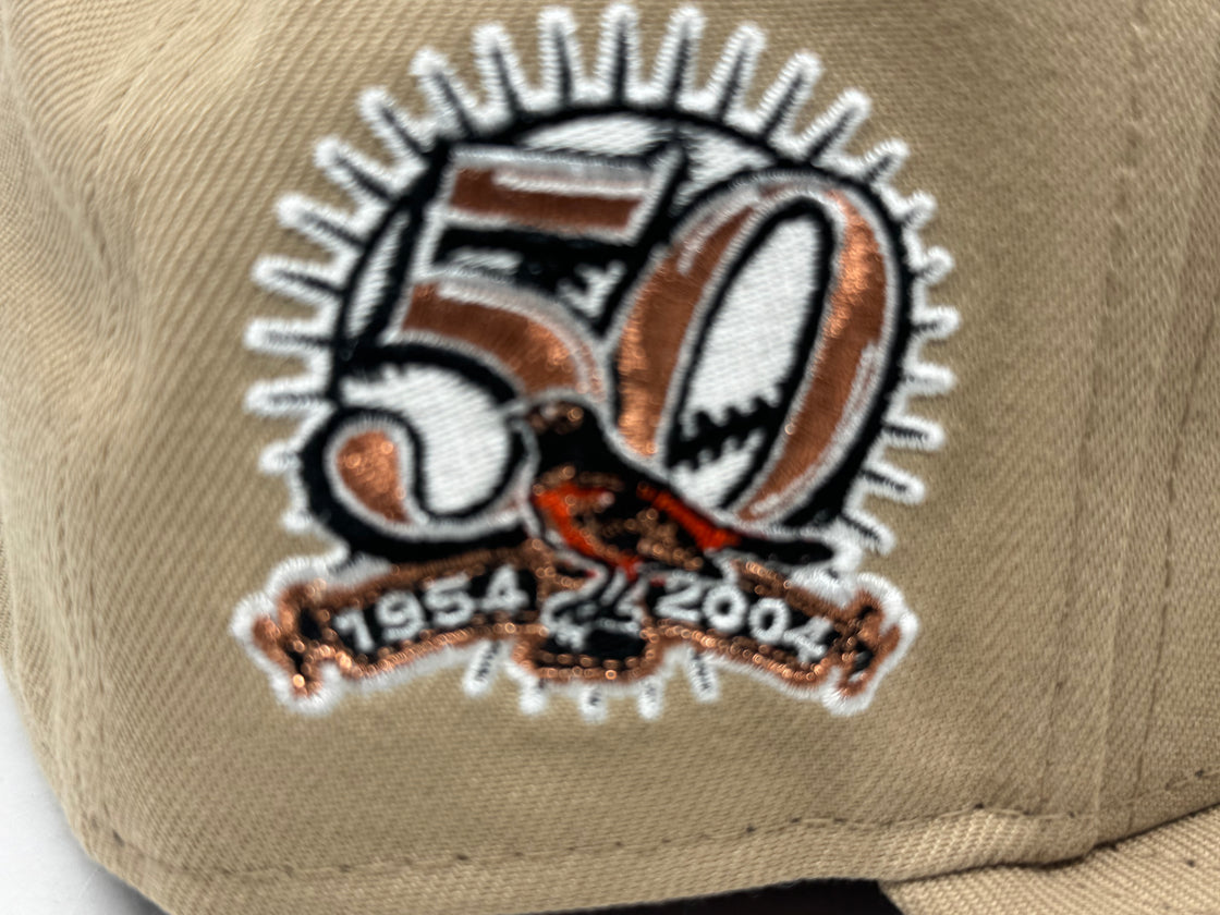 Baltimore Orioles 50th Anniversary 59Fifty New Era Fitted Hat