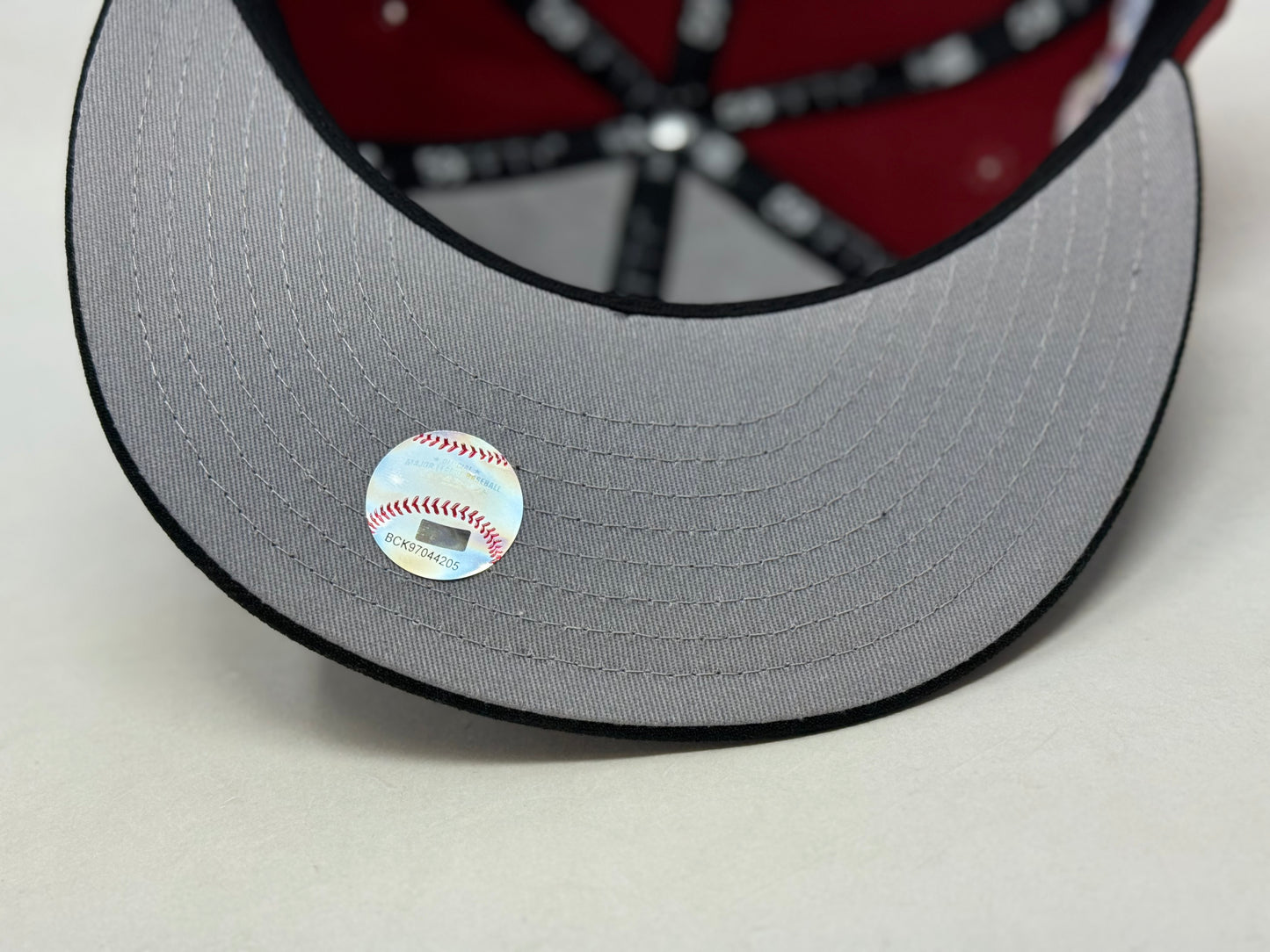 Philadelphia Phillies 1996 All Star Game Brick Red Fitted Hats