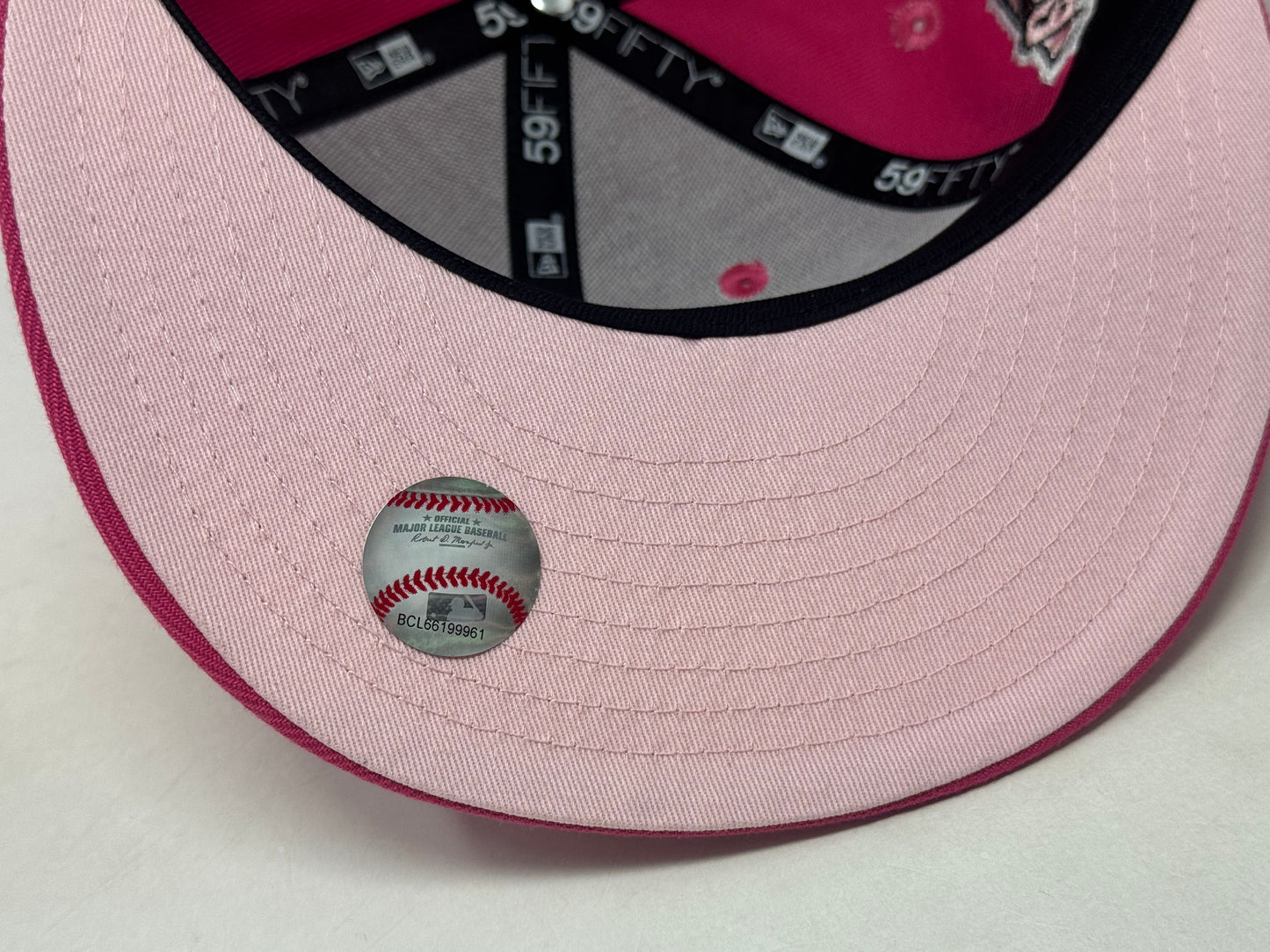New York Yankees "Cherry Blossom Pack" New Era Fitted Hat-Hot Pink